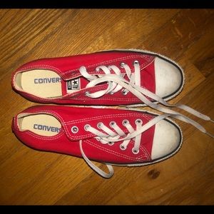 Red converse